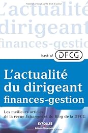 Best of DFCG, l'actualité du dirigeant finances-gestion