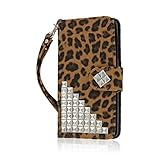 MPERO FLEX FLIP Wallet Case for BLU Studio 5.0 S II - Studded Leopard