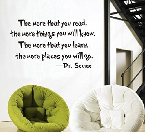 OHlive The More That You Read The More Things You Will Know Creative Wall Stickers Decoration