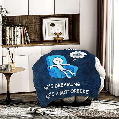 PRSTENLY Dad Gifts, 60 * 50in Fleece Blanket, Presents for Father from Daughter Son on Fathers Day Birthday Christmas Xmas