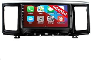 [4G 64G] Android Car Stereo FM Radio Carplay Android Auto 9" Touchscreen Headunit Media Player with Backup Camera for Nissan 