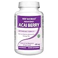 #1 Acai Berry 600mg per Serving by Best Naturals -- 100% Pure High Potency -- Supports Fat Metabolism -- Manufactured in a USA Based GMP Certified Facility and Third Party Tested for Purity. Guaranteed!! (120 Caps)