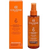 Collistar Super Tanning Moisturizing Dry Oil SPF 6 200 ml, 6.7 Fl Oz Made in Italy [italian import]