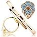 Phone Ring, ECVILLA Luxury Rose Shape Universal Phone Holder, 360° Rotation/3D Ring Grip Compatible with iPhone iPad Samsung LG HTC Nokia Huawei Tablet (Blue)