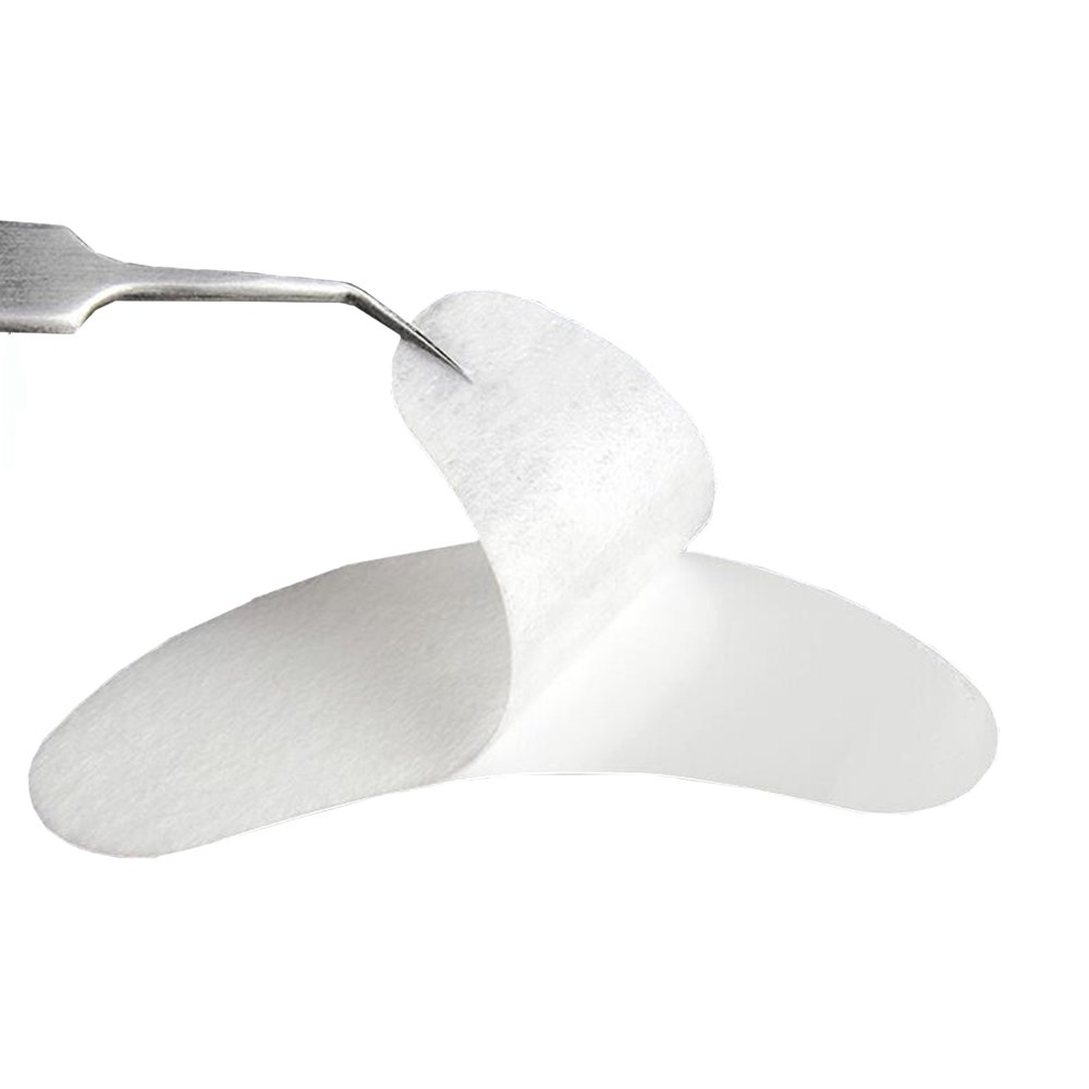 Pevor Lint Free Lash Extension Eye Gel Patches, Under Eye Pads for Eyelash Extension Eye Mask, 100 Pairs (Silver Girl Grid)