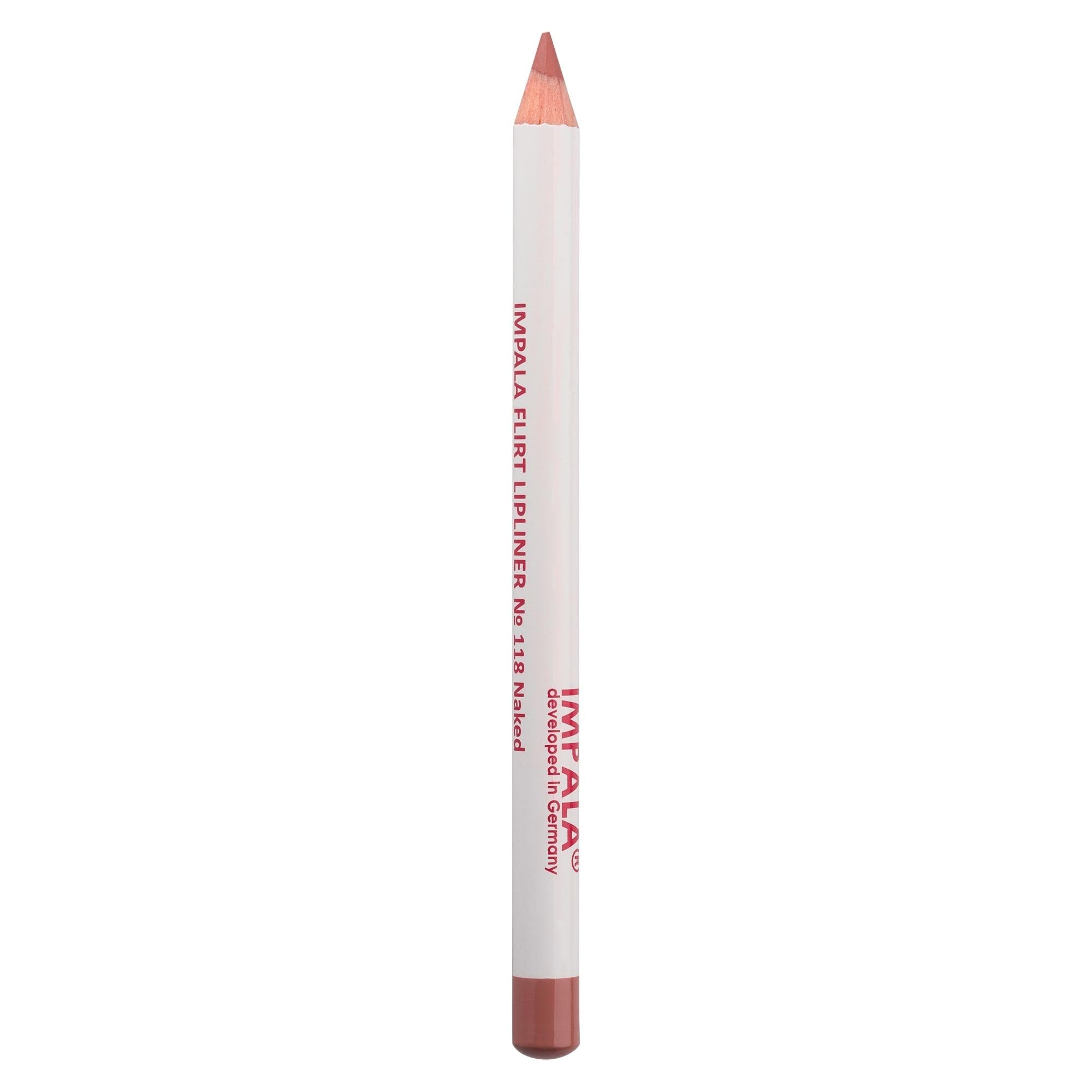 IMPALA | Lip Liner Color 118 Nude | Long-Lasting Waterproof Creamy Lip Liner | Lip Plumping Effect | Long-Lasting Matte Lipstick, Professional Makeup