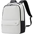Hanke Carry on Backpack Toiletry Travel Laptop Backpack for Men & Women, Durable Rucksack Weekender Bag Daypack(Salt White)