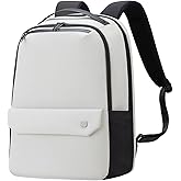 Hanke Carry on Backpack Toiletry Travel Laptop Backpack for Men & Women, Durable Rucksack Weekender Bag Daypack(Salt White)