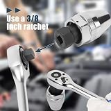 Tissting Stud Extractor Broken Bolt Remover 1/4-1/2 in Chrome Alloy Steel view 3