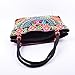 Vintage Embroidery Boho Womens Handbag Mandala Flower Embroidered Shoulder Bag (Bug)
