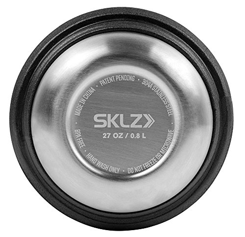 SKLZ Hydro-Roller - Stainless Steel Water Bottle with High Density Foam Roller Exterior