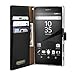hansmare Xperia Z5 Wallet Case with Credit Card Slots Sony Xperia Z5, Premium Leather Flip Cover+Freegift
