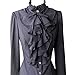 Shirts For Women Stand-Up Collar Vintage Victoria Ruffle Y&Z BS02