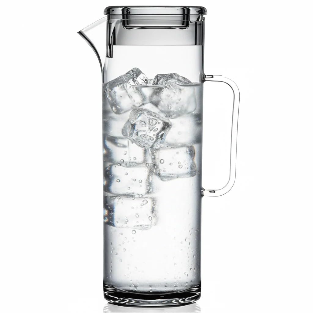 Tall Polycarbonate 3-Pint Jug (with Lid)