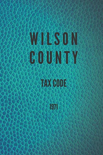 Wilson County Tax Code 1971: Password Notebook In Disguise, Won't Advertise That Your Passwords Are by Bonte Books