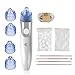 Electronic Blackhead Remover Tool Skin Peeling Acne Eliminator Remove Vacuum Cleaner Extractor Pore Suction Machine Blackhead Removal (Including 4 Stainless Acne Needles)