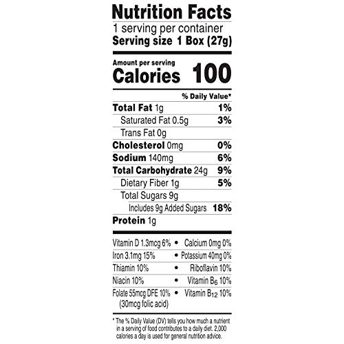 KELLOGG’S APPLE JACKS BREAKFAST CEREAL, ORIGINAL, .95OZ