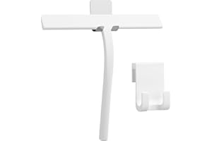 Kincmax All-Purpose Shower Squeegee - Stainless Steel Silicone Bath Squeegee for Glass Doors - Window and Door Squeegee With 
