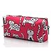 Pink Cat Pencil Case Makeup Bag Cat Lover Gift Crazy Cat Lady Toiletry Case Pouch Gifts for Teens Cosmetic Bag Kawaii Box Stationary Gadget Bag
