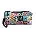 Travel Makeup Crazy Faux Boston Terrier Cosmetic Case Organizer Portable Artist Storage Bag Toiletry Jewelry Bag