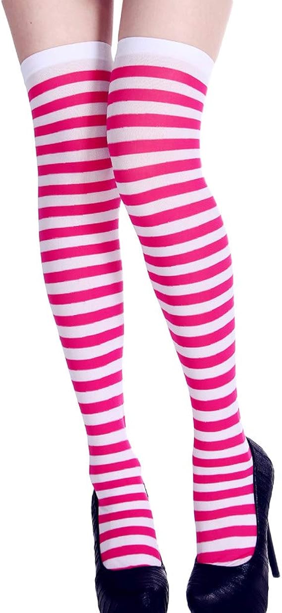 Amazon Co Jp 靴下bobogojp10種類ハロウィンコスプレ用ハイソックス ストライププリントhalloweensocksパーティー カラフル 寿命障害抗菌 足臭除去男女共用ユニセックス 男の子 女の子 超可愛い面白いカジュアル ストッキング 服 ファッション小物