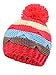 Arctic Paw Kids and Toddlers' Chunky Cable Knit Beanie With Yarn Pompom - Set of 2