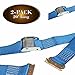 DC Cargo Mall E-Track Cam Buckle Straps, Heavy Duty Blue Tie-Downs (Pack of 20), Strong Cam Buckle Strap, E-Track Spring Fittings, Motorcycle Tie-Downs