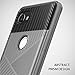 Ringke Bevel Compatible with Google Pixel 2 XL Grip Enhanced Diagonal Line Pattern TPU Form Fitting Drop Resistant Defense Minimalism Design Cover Google Pixel 2 XL Case - Smoke Black
