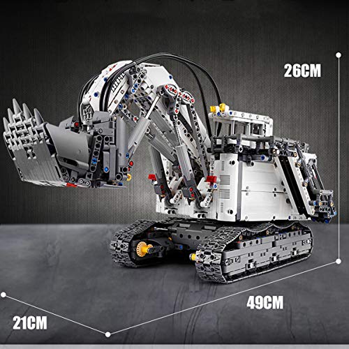 XIAOKEKE Bagger Mit Fernsteuerung Intelligenter Bausteinbagger 2.4Ghz Bagger Ferngesteuerter Bagger Rc Bagger, Dies Ist… – Bild 8