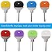 40PCS Key Cap Covers, 8 Assorted Colors Key Identifier Caps