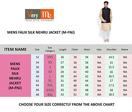 very me men's designer navy faux silk textured nehru jacket