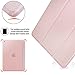 Infiland New iPad 9.7 2018 2017 Case - Shockproof Smart Slim Case with Flexible Soft TPU Back Protector Cover for Apple iPad 9.7 Inch 2018 2017 Released (Auto Wake / Sleep), Rose-Gold