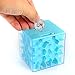 Sakiyr Money Maze Bank, Blue Honeycomb Maze Puzzle Box for Kids and Adults Funny Birthday XMAS-Gift