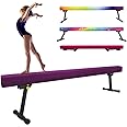 86 York 6ft/8ft Gymnastics Balance Beam, High and Low Floor Beam Gymnastics Equipment for Kids/Adults,Gymnastics Beam for Training,Physical Therapy and Professional Home Training with Legs