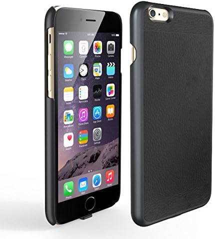 Qi Enabled Wireless Charging Case for 4.7" iPhone 6 / 6S Ultra Thin Stylish Design Fast and Secure Charging [Black]