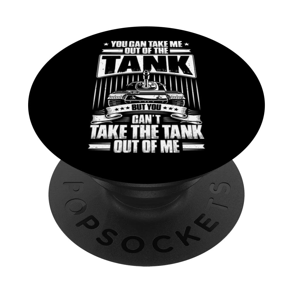 Panzer Tanker Out Of The Tank Tank Driver PopSockets Swappable PopGrip