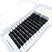 QUEWEL Eyelash Extension Supplies 0.05 D Curl 14mm Classic Individual Lash Extensions|Optinal 0.03/0.05/0.07/0.10/0.15/0.20 C/D Single 8-25mm Mix 8-14mm 15-20mm 20-25mm|(0.05 D 14mm)