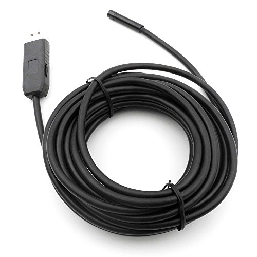 BearHoHo 7mm 20M Waterproof LED Mini USB Borescope Endoscope Inspection Snake Tube Camera