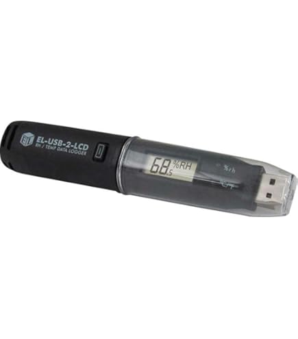 Temperatur Datenlogger, LED-Lichtwarnung für Temperatur, USB