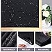 VELIMAX Floral Blackout Window Film Static Cling Window Cover Room Darkening Glass Decal Total Light Blocking Film Heat Control 17.7