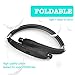 Bluetooth Headphones, Bodecin Bluetooth 4.1 Wireless Stereo Sports Headphones Earphones Neckband with Retractable and Foldable Design Style Earbuds with Mic for Bluetooth Enabled Devices(Black)
