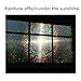 Fancy-Fix Window Film Non-Adhesive Self Static Cling Privacy Decorative Stained Glass for Living Room,Home,Bathroom,Office(17.7 in. by 59 in)