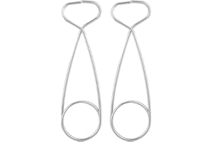 Bicaquu 2Pcs Stainless Steel Fish Mouth Jaw Spreaders Hanging Hook Rack for Water Bottle