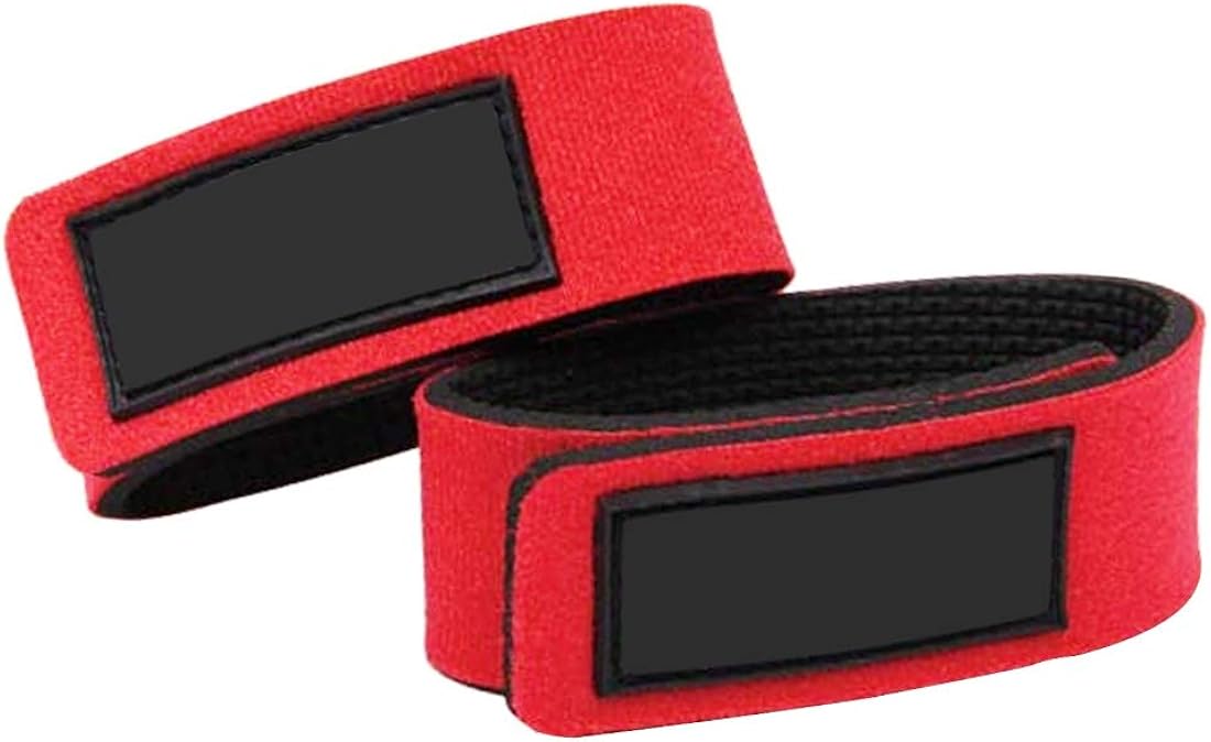 Lime2018 Fishing Rod Tie Strap，Velcro Straps with, Fishing Rod Card Slot Strap Fishing Gear Auxiliary Supplies (Blue, red, Black, ) 3pcs : Clothing