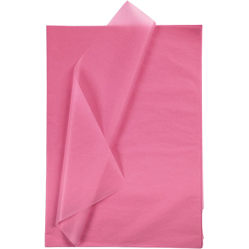 Tissue Paper, sheet 50x70 cm, 14 g, pink, 25sheets