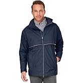 Charles River Men's New Englander Waterproof Rain Jacket (Reg & Ext Sizes)