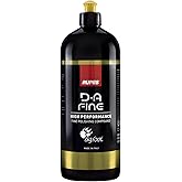 RUPES 9.DAFINE Pack of 1 1000 ml Yellow D-A Fine High Performance Polishing Compound for Car Detailing &amp; Removing Scratches | Removes Fine Defects | Micro-Abrasive Technology | Removes Swirl Marks