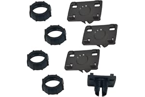 ThtRht 4 Pack 17mm Ball Joint Socket to 4-Button Lock Adapter Connector Base Support Mount Stand Bracket for Carplay Screen B