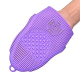 Great Deal Silicone Makeup Brush Cleaning Glove Cosmetic Washing Tool