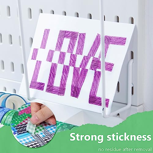 Shindel Washi Tape Set, 50 Rolls Craft Tapes Decorative Tape Adhesive Masking Tape for Scrapbooking Supplies DIY Crafts Bullet Journals 4 Different Size